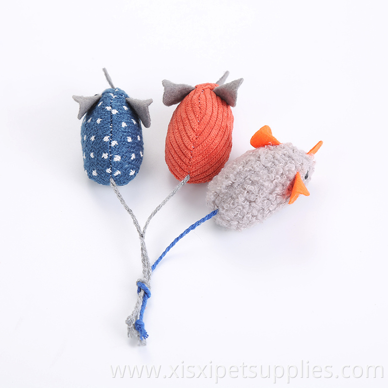 newest cat products three color indoor cat hunting toy catnip mouse cat toy